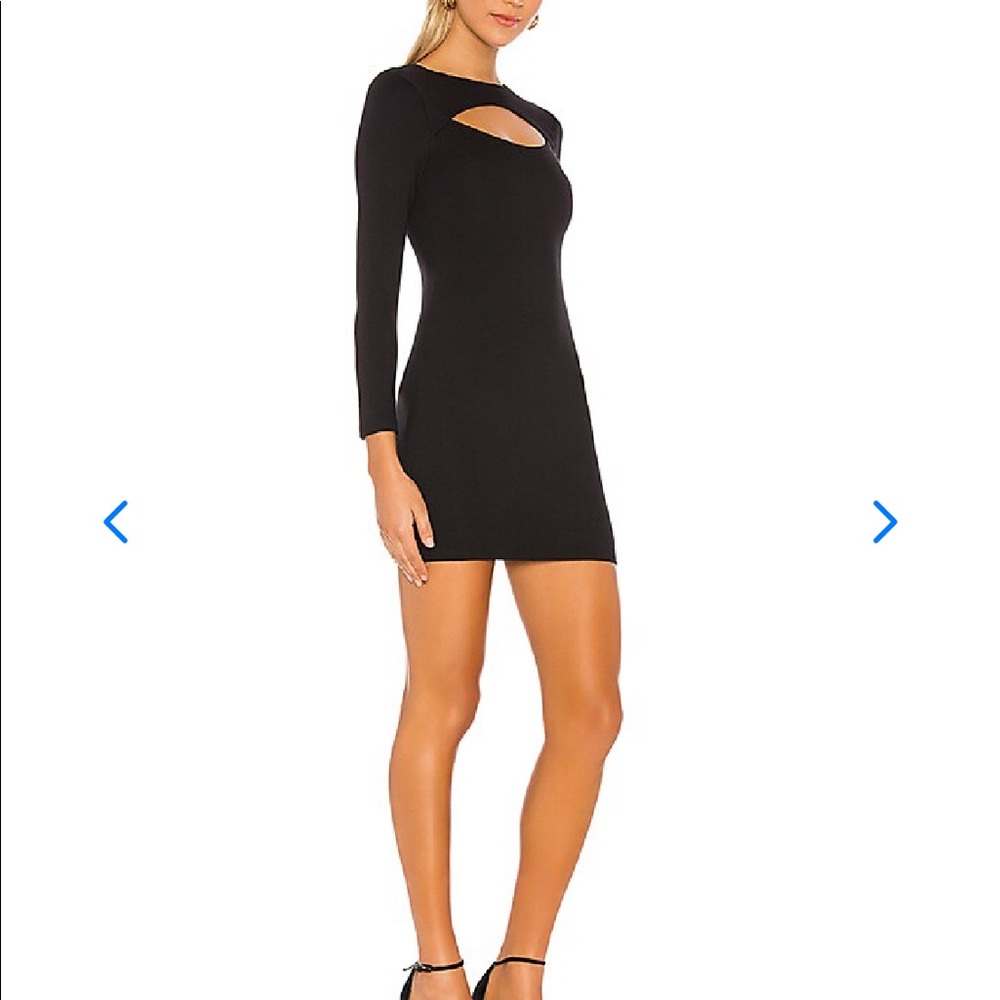 Black mini dress